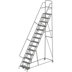 TRI-ARC - Rolling & Wall Mounted Ladders & Platforms Type: Rolling Warehouse Ladder Style: Rolling Platform Ladder - Industrial Tool & Supply