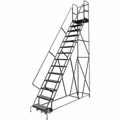 TRI-ARC - Rolling & Wall Mounted Ladders & Platforms Type: Rolling Warehouse Ladder Style: Rolling Platform Ladder - Industrial Tool & Supply