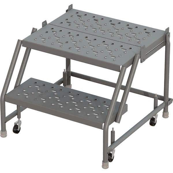 TRI-ARC - Rolling & Wall Mounted Ladders & Platforms Type: Rolling Warehouse Ladder Style: Rolling Platform Ladder - Industrial Tool & Supply