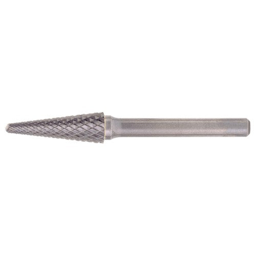 SL-1 Double Cut Solid Carbide Bur-Included Angle Shape - Exact Industrial Supply