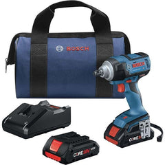 Bosch - Cordless Impact Wrenches & Ratchets Voltage: 18.0 Drive Size (Inch): 1/2 - Industrial Tool & Supply