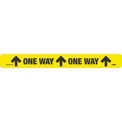 NMC - "One Way" Adhesive-Backed Floor Sign - Industrial Tool & Supply