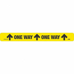 NMC - "One Way" Adhesive-Backed Floor Sign - Industrial Tool & Supply