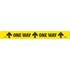 NMC - "One Way" Adhesive-Backed Floor Sign - Industrial Tool & Supply