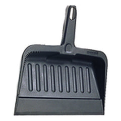 Heavy-Duty Dust Pan - Plastic construction. 8 1/4″ W × 12 1/4″ L × 2 5/8″ D - Industrial Tool & Supply