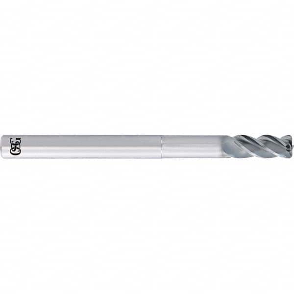 OSG - 1/4" Diam 4 Flute Solid Carbide 0.03" Corner Radius End Mill - Industrial Tool & Supply