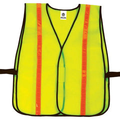 8040HL Lime Non-Cert Hi-Gloss Vest - Industrial Tool & Supply