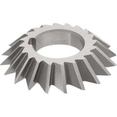 Keo - 5 x 1" 60° 24-Tooth High Speed Steel Single-Angle Cutter - Industrial Tool & Supply