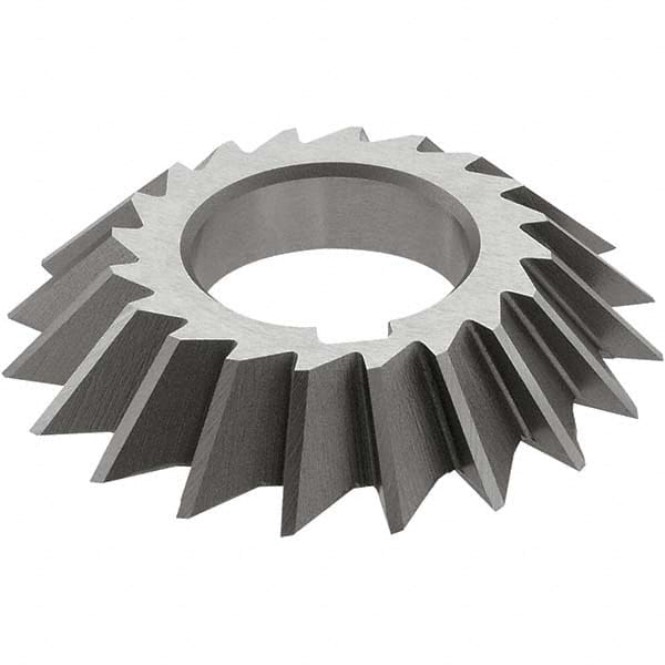 Keo - 5 x 1" 60° 20-Tooth High Speed Steel Single-Angle Cutter - Industrial Tool & Supply