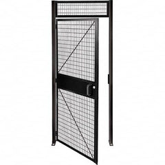 Folding Guard - Temporary Structure Doors Type: Hinged Door Width (Feet): 3 - Industrial Tool & Supply