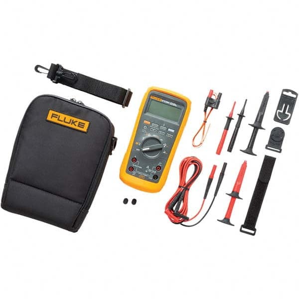 Fluke - Multimeters Multimeter Type: Digital; Digital Clamp Measures: Voltage; Resistance; Frequency; Capacitance; Diode Test; Continuity; Temperature - Industrial Tool & Supply