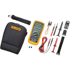 Fluke - Multimeters Multimeter Type: Digital; Digital Clamp Measures: Voltage; Resistance; Frequency; Capacitance; Diode Test; Continuity; Temperature - Industrial Tool & Supply