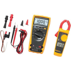 Fluke - Multimeters Multimeter Type: Digital; Digital Clamp Measures: Capacitance; Current; Frequency; Resistance; Temperature; Voltage - Industrial Tool & Supply