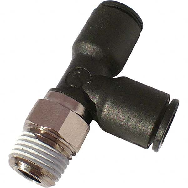 Legris - Plastic Push-To-Connect Tube Fittings Type: Male Run Tee Tube Outside Diameter (Inch): 3/16 - Industrial Tool & Supply