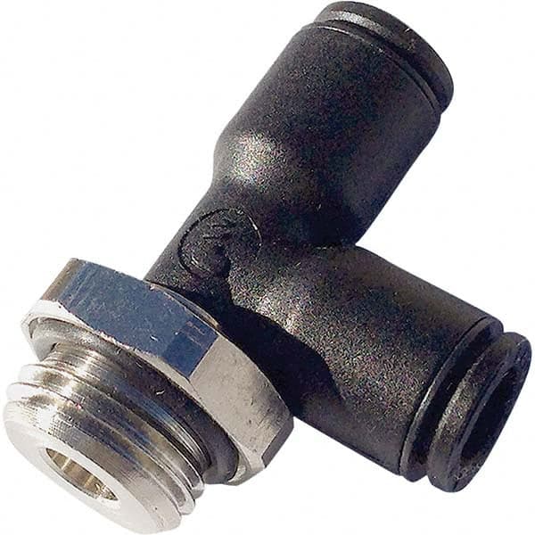 Legris - Plastic Push-To-Connect Tube Fittings Type: Male Run Tee Tube Outside Diameter (mm): 14 - Industrial Tool & Supply