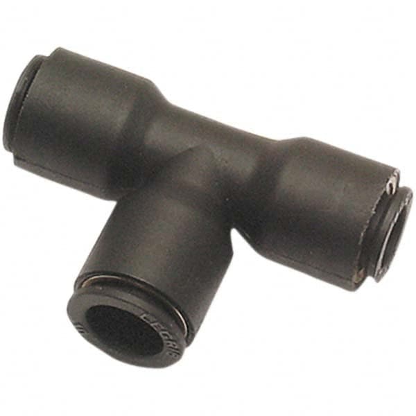 Legris - Plastic Push-To-Connect Tube Fittings Type: Union Tee Tube Outside Diameter (mm): 8 x 10 - Industrial Tool & Supply