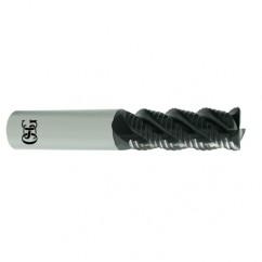 1/4" Dia. - 2" OAL - TIAlN CBD - .03 CR- Roughing End Mill - 4 FL - Industrial Tool & Supply