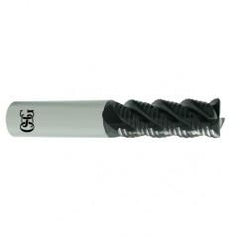 1" Dia. - 4" OAL - TIAlN CBD - .125 CR- Roughing End Mill - 4 FL - Industrial Tool & Supply