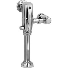 American Standard - Automatic Flush Valves; Type: Touchless Toilet Flush Valve ; Style: Modern ; Gallons Per Flush: 1.1 ; Pipe Size: 1-1/2 (Inch); Spud Coupling Size: 1-1/2 (Inch); Cover Material: Chrome - Exact Industrial Supply