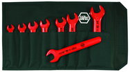 Insulated Open End Inch Wrench 8 Piece Set Includes: 5/16" - 3/4" In Canvas Pouch - Industrial Tool & Supply