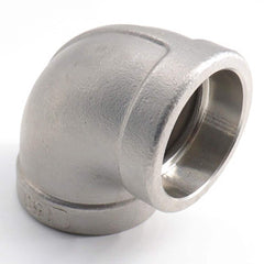 Guardian Worldwide - Stainless Steel Pipe Fittings; Type: 90? Elbow ; Fitting Size: 1 ; End Connections: Socket Weld x Socket Weld ; Material Grade: 316 ; Pressure Rating (psi): 150 - Exact Industrial Supply