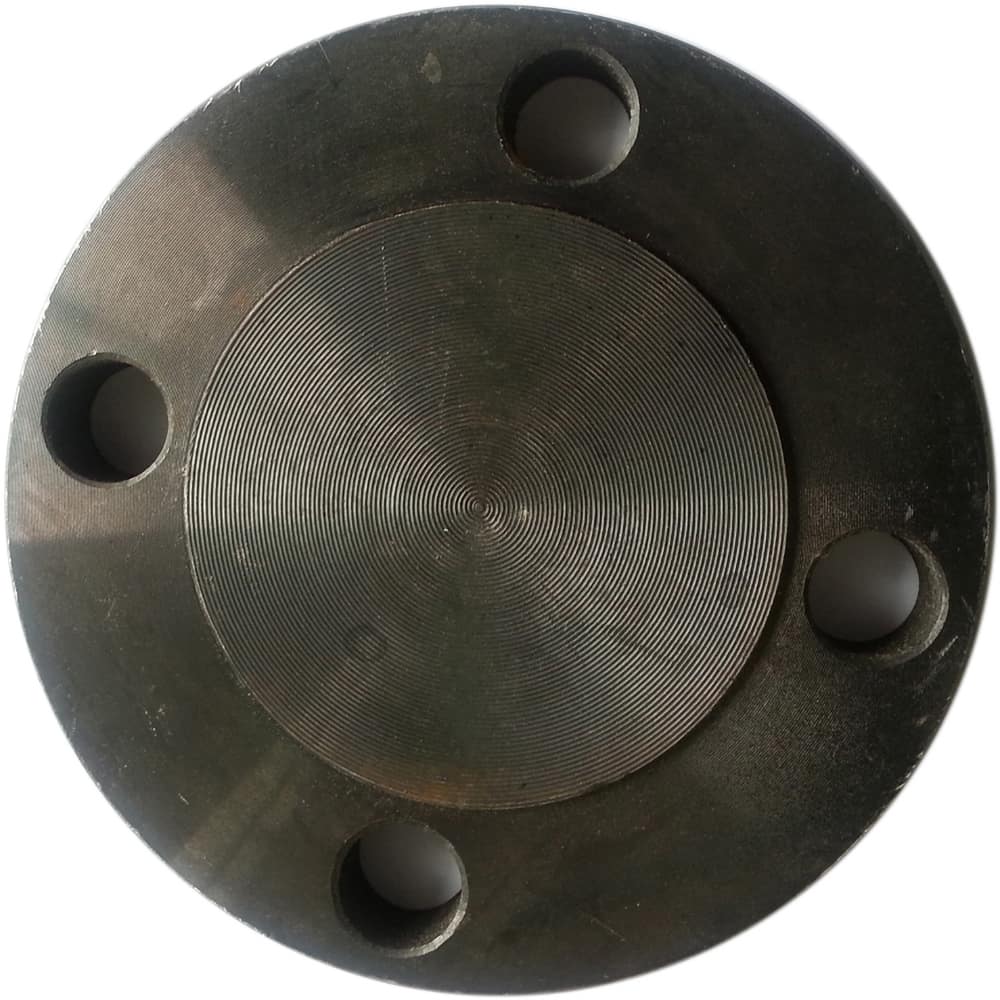 Guardian Worldwide - Stainless Steel Pipe Flanges; Style: Blind ; Pipe Size: 1-1/4 (Inch); Outside Diameter (Inch): 4.62 ; Material Grade: Carbon Steel ; Distance Across Bolt Hole Centers: 3-1/2 (Inch); Number of Bolt Holes: 4.000 - Exact Industrial Supply