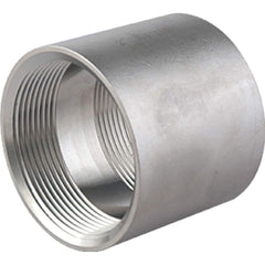 Guardian Worldwide - Stainless Steel Pipe Fittings; Type: Full Coupling ; Fitting Size: 1-1/2 ; End Connections: FNPT x FNPT ; Material Grade: 304 ; Pressure Rating (psi): 150 ; Length (Inch): 2.12 - Exact Industrial Supply