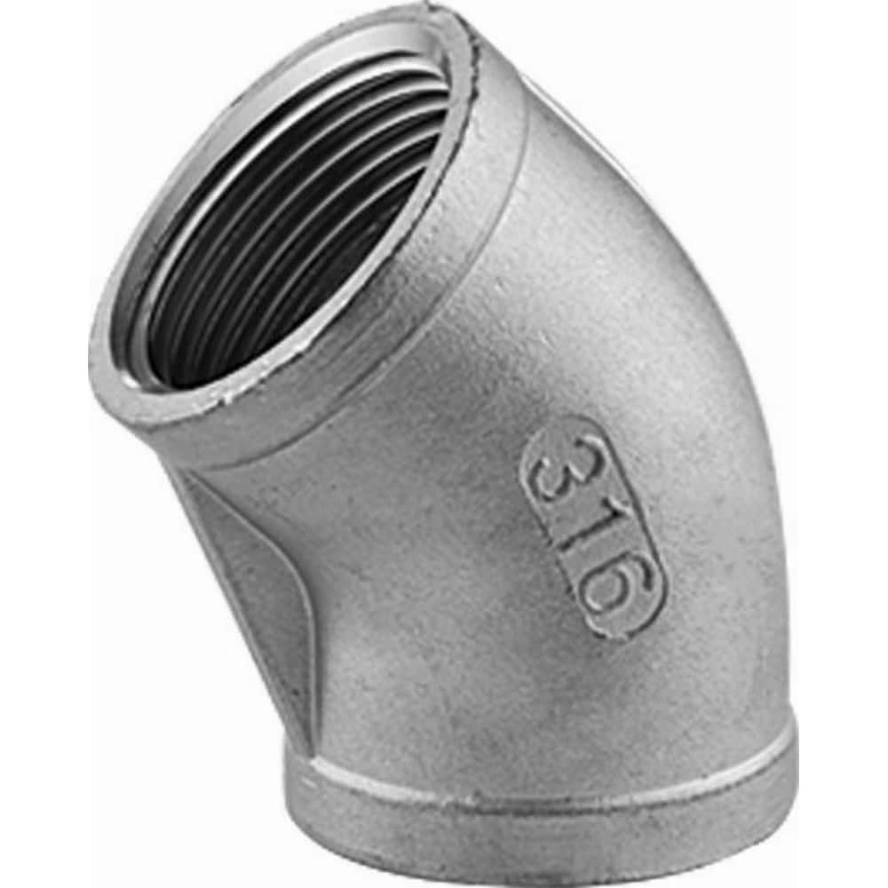 Guardian Worldwide - Stainless Steel Pipe Fittings; Type: 90? Elbow ; Fitting Size: 3/4 ; End Connections: FNPT x FNPT ; Material Grade: 316 ; Pressure Rating (psi): 150 - Exact Industrial Supply