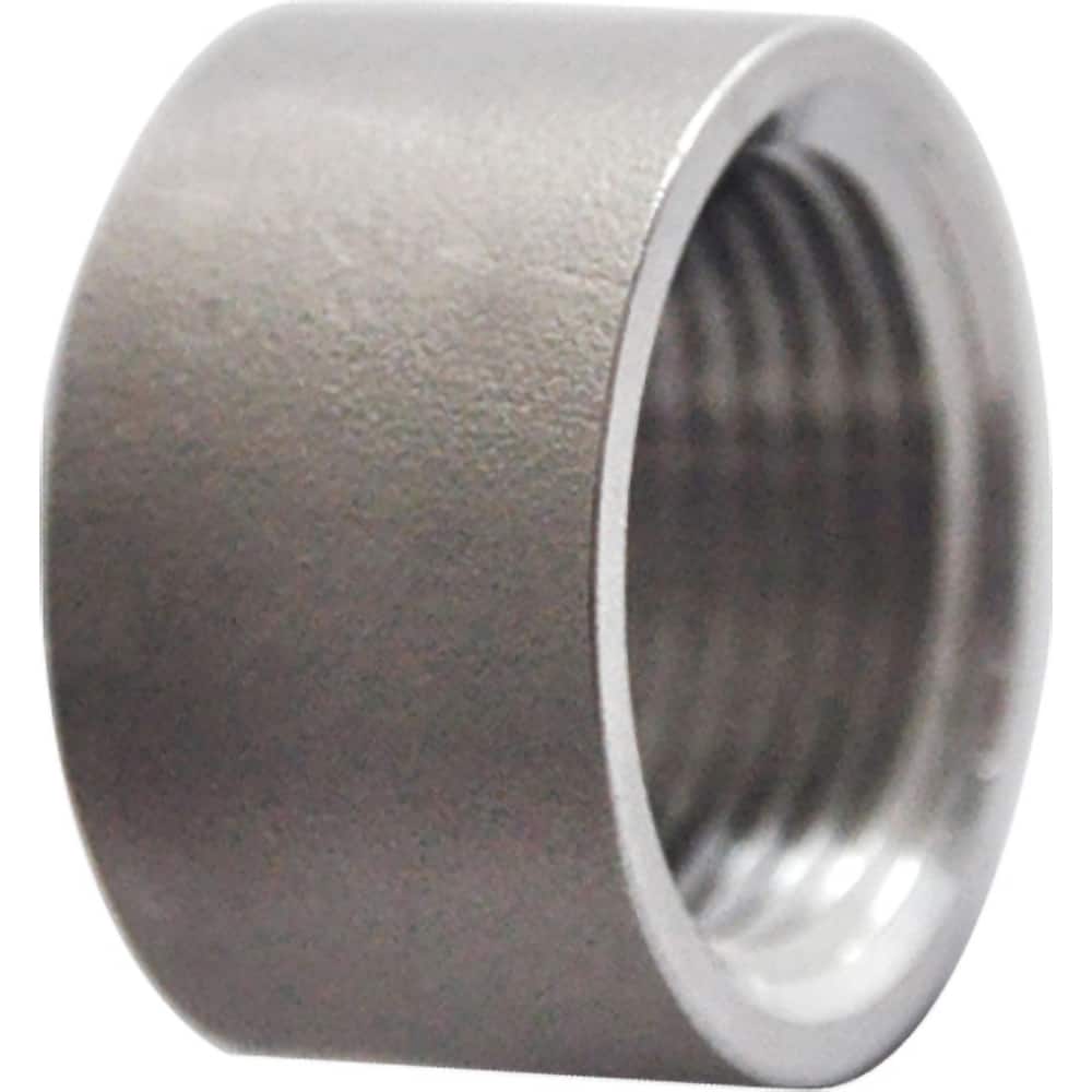 Guardian Worldwide - Stainless Steel Pipe Fittings; Type: Half Coupling ; Fitting Size: 1-1/4 ; End Connections: FNPT ; Material Grade: 316 ; Pressure Rating (psi): 150 ; Length (Inch): 1 - Exact Industrial Supply