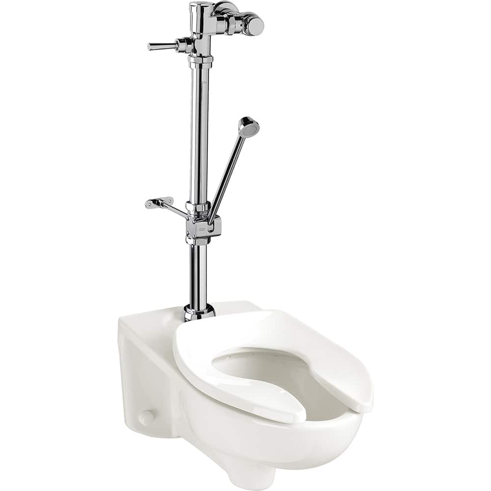American Standard - Manual Flush Valves; Style: Urinal ; Gallons Per Flush: 1.28 ; Pipe Size: 1-1/2 (Inch); Spud Coupling Size: 1-1/2 (Inch) - Exact Industrial Supply