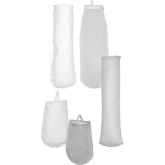 Hayward - Bag Filters; Bag Type: High Flow ; Micron Rating: 100 ; Maximum Flow Rate (GPM): 90 ; Material: Polyester ; Bag Size (#): 1 ; Diameter (Inch): 7 - Exact Industrial Supply