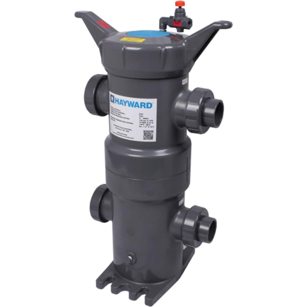 Hayward - Bag Filter Housings; Bag Size (#): 1 ; Length (Decimal Inch): 16.0000 ; Pipe Size: 1-1/4 (Inch); End Connections: Flanged ; Maximum Flow Rate (GPM): 100 ; Maximum Working Pressure (psi): 150.000 - Exact Industrial Supply