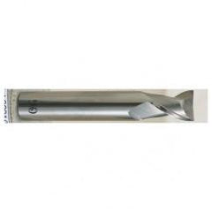1/4 Dia. x 2-1/2 Overall Length 2-Flute Square End Solid Carbide SE End Mill-Round Shank-Center Cutting-Uncoated - Industrial Tool & Supply