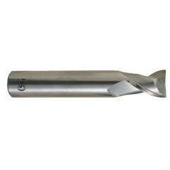 11/32 Dia. x 2-1/2 Overall Length 2-Flute .020 C/R Solid Carbide SE End Mill-Round Shank-Center Cutting-Uncoated - Industrial Tool & Supply