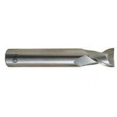1/4 Dia. x 2-1/2 Overall Length 2-Flute .030 C/R Solid Carbide SE End Mill-Round Shank-Center Cutting-Uncoated - Industrial Tool & Supply