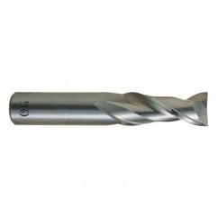 9/32 Dia. x 2-1/2 Overall Length 2-Flute Square End Solid Carbide SE End Mill-Round Shank-Center Cutting-Uncoated - Industrial Tool & Supply