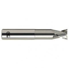 1 Dia. x 6 Overall Length 2-Flute .060 C/R Solid Carbide SE End Mill-Round Shank-Center Cutting-Uncoated - Industrial Tool & Supply