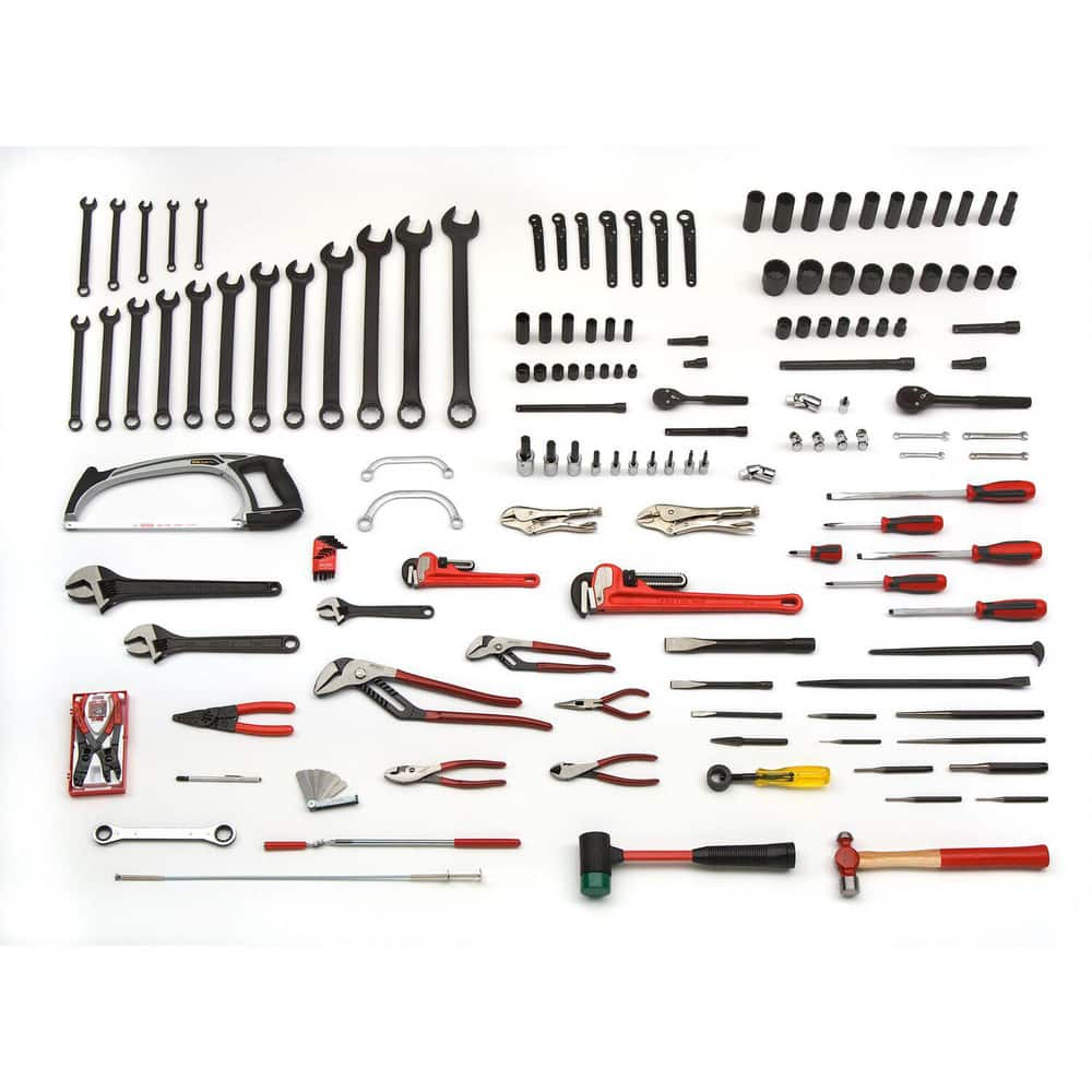 Combination Hand Tool Sets; Set Type: Mechanic Tool Set; Container Type: Cabinet; Measurement Type: Inch; Container Material: Aluminum; Drive Size: 1/2; 3/8; Insulated: No; Case Type: Roller Cabinet