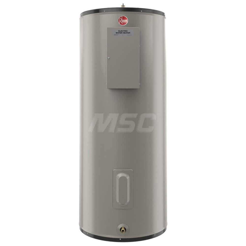 Electric Water Heaters; Style: Light-Duty; Voltage: 480; Wire Gauge: 10; Temperature Rise: 120 ™F @ 20 GPH; Kilowatts: 6; Tank Capacity (Gal.): 52.00; Diameter/Width (Inch): 22-1/4; Amperage Rating: 12.5; Phase: 1; 3