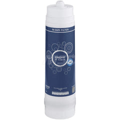 Plumbing Cartridge Filter: 4.331″ OD, 14-7/8″ Long, Plastic Reduces Chlorine, Lead, Copper, Iron & Zinc, Use with Universal