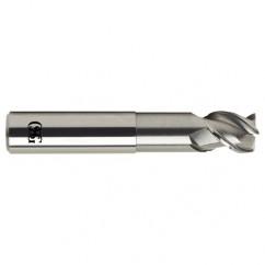 3/4 Dia. x 6 Overall Length 3-Flute .060 C/R Solid Carbide SE End Mill-Round Shank-Center Cutting-Uncoated - Industrial Tool & Supply