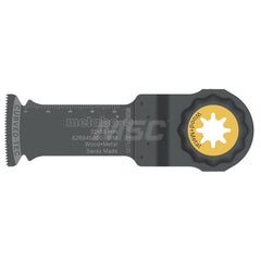 Rotary & Multi-Tool Accessories; Accessory Type: Oscillating Saw Blade; For Use With: Metabo MT 18 LTX BL QSL; Material: Bi-Metal; Application: Plunge Cuts in Wood and Soft Metals