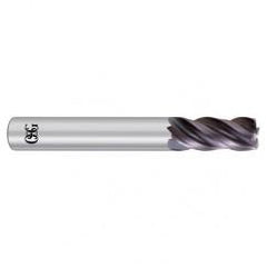 1/2 x 1/2 x 1-1/4 x 3-1/4 4Fl .015 C/R Carbide End Mill - EXO - Industrial Tool & Supply