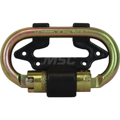 Carabiners; Gate Type: Auto Locking; Gate Width: 0.67; Inside Length: 3.3300; Material: Steel; Narrow End Inside Width: 2.65