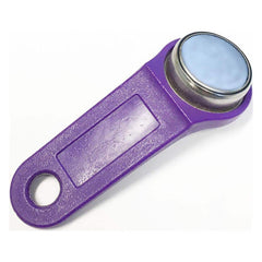 10 Pack DS1990A Purple iButton Keyfobs