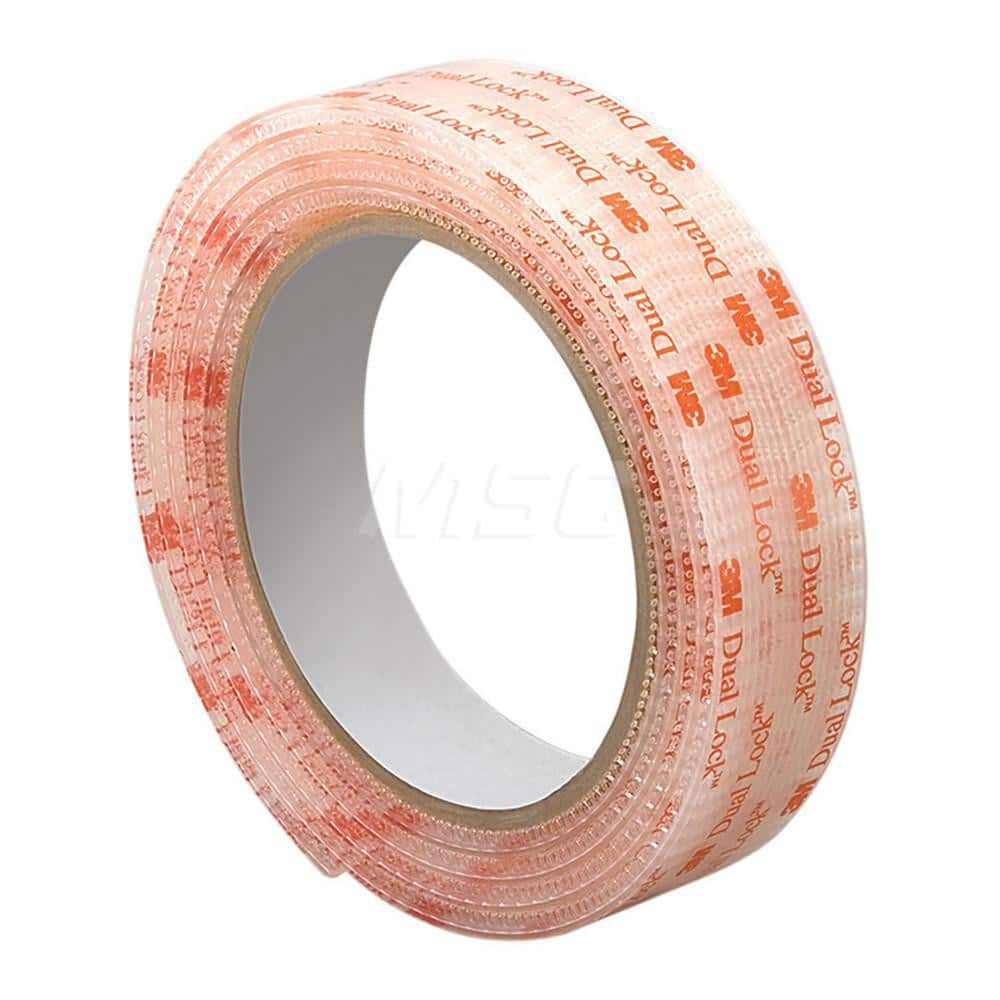 Hook & Loop; Shape: Roll; Tape Width: 1.00 in; Color: Clear; Roll Length (yd): 10.00; Component Type: Dual Lock