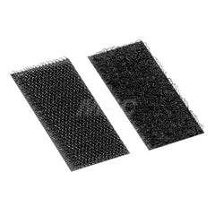 Hook & Loop; Shape: Rectangle; Tape Width: 1.00 in; Color: Black; Piece Length (Inch): 3; Component Type: Hook & Loop; Number Of Pieces: 100.000