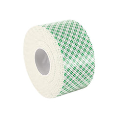 White Double-Sided Urethane Foam Tape: 6″ Wide, 5 yd Long, 62.5 mil Thick, Acrylic Adhesive