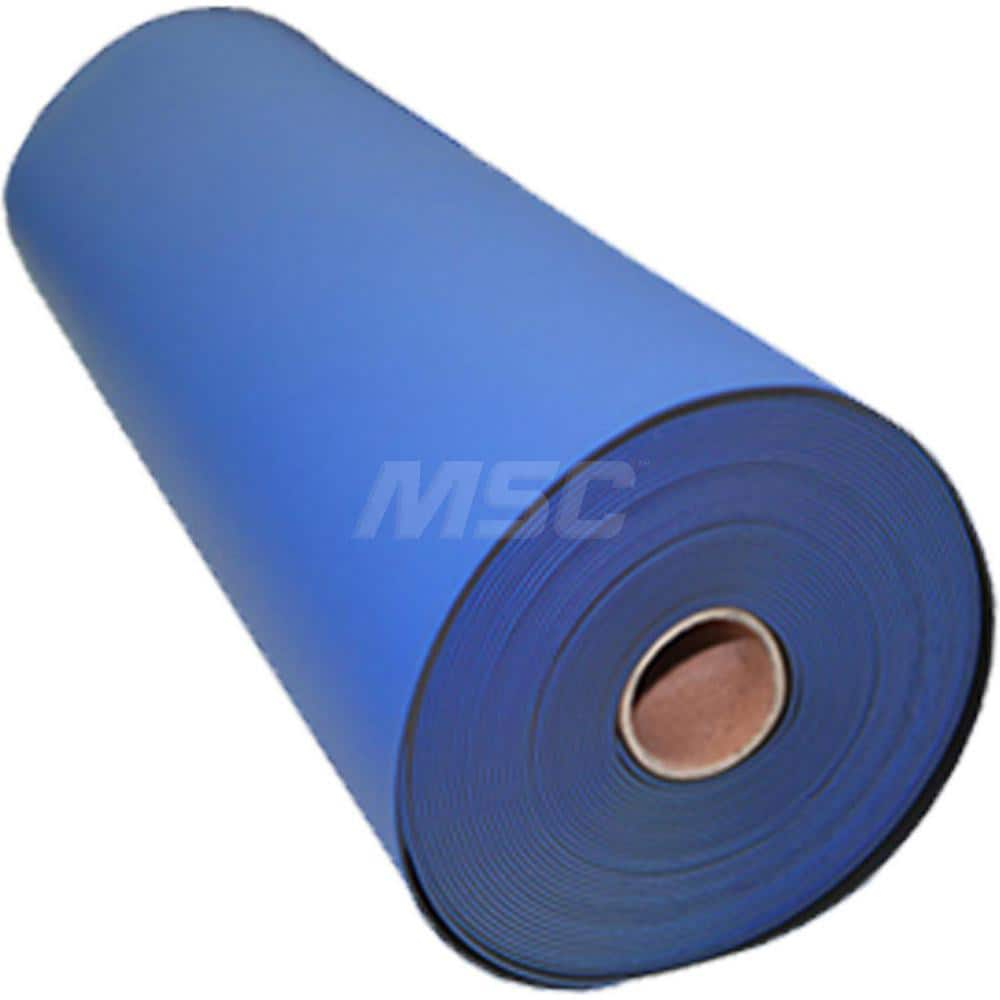 Anti-Static Work Kits & Table Mats; Mat Type: Anti-Static Table Mat; Material: Rubber; Overall Length: 24.00; Thickness: 0.08 in; Resistance: 108.000; Color: Royal Blue