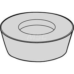 Milling Insert:  RDPX12T3M0SHN,  KCKP10,  Solid Carbide N/A Finish,